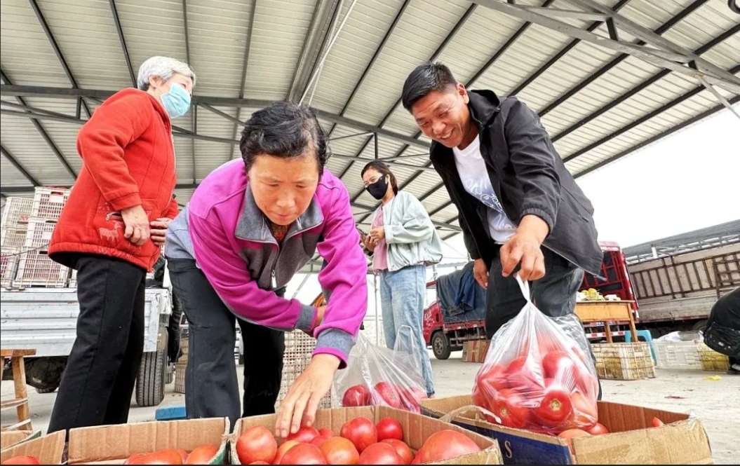 乡村行 看振兴 | 定州息冢镇贾村农产品交易市场投运