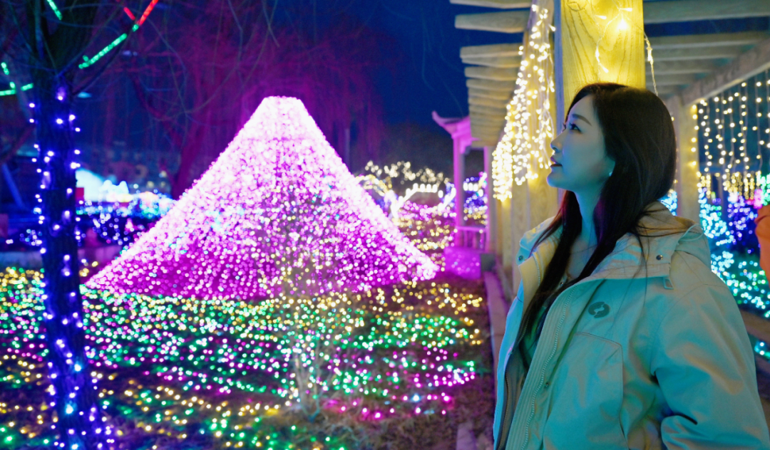 新春走基层丨定州上演光影梦幻盛宴